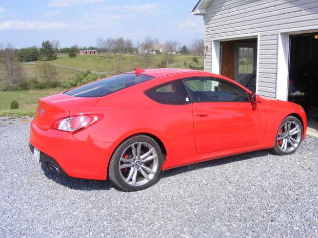 Rear of Genesis Coupe
